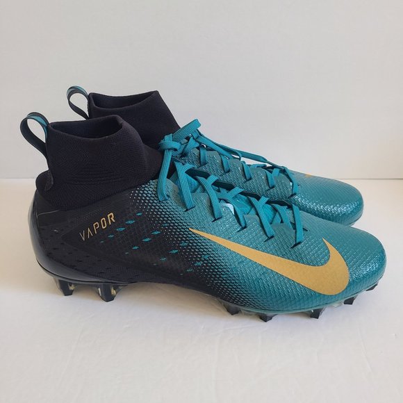 NEW Nike Vapor Untouchable Pro 3 Football Cleats AO3021-012 Size 13 Jaguars Teal